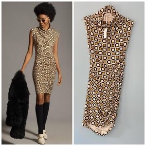Maya Fitted Midi Dress By Anthropologie